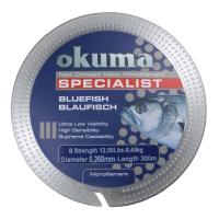 Okuma Bluefish 300 mt 27,00 lb 12,27 kg 0,37 mm Clear Misina