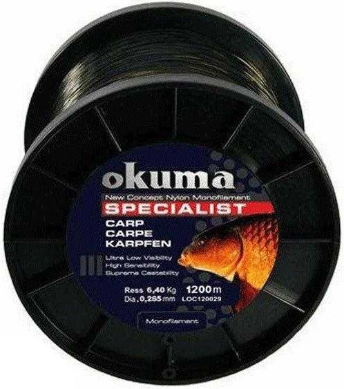 Okuma Carp 1200 mt 14,00 lb 6,36 kg 0,31 mm Camou Misina