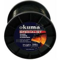 Okuma Carp 1200 mt 25,00 lb 11,36 kg 0,40 mm Camou Misina