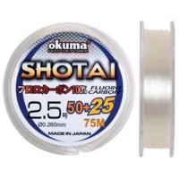 Okuma Shotai Fluorocarbon 75 mt 0,128 mm Misina
