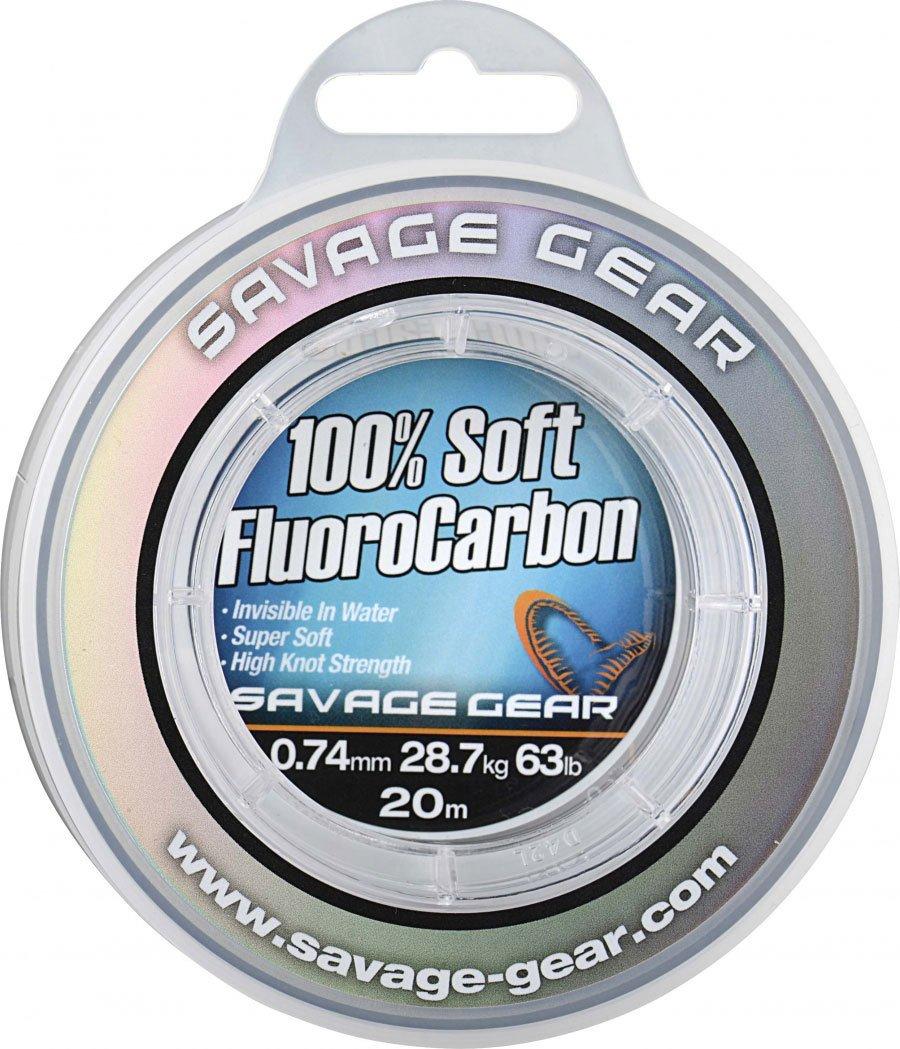 Savage gear Soft Fluoro Carbon 0,39 mm 35 m 9.4 kg 21 lb Misina