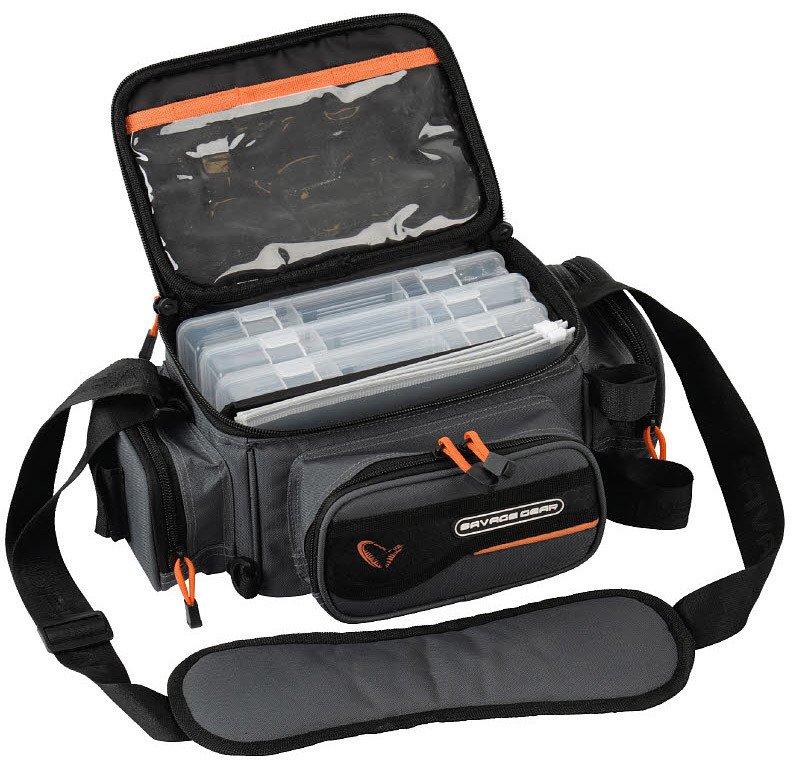 Savage gear System Box Bag S 3 Boxes & PP Bags (15x 36x 23 cm)