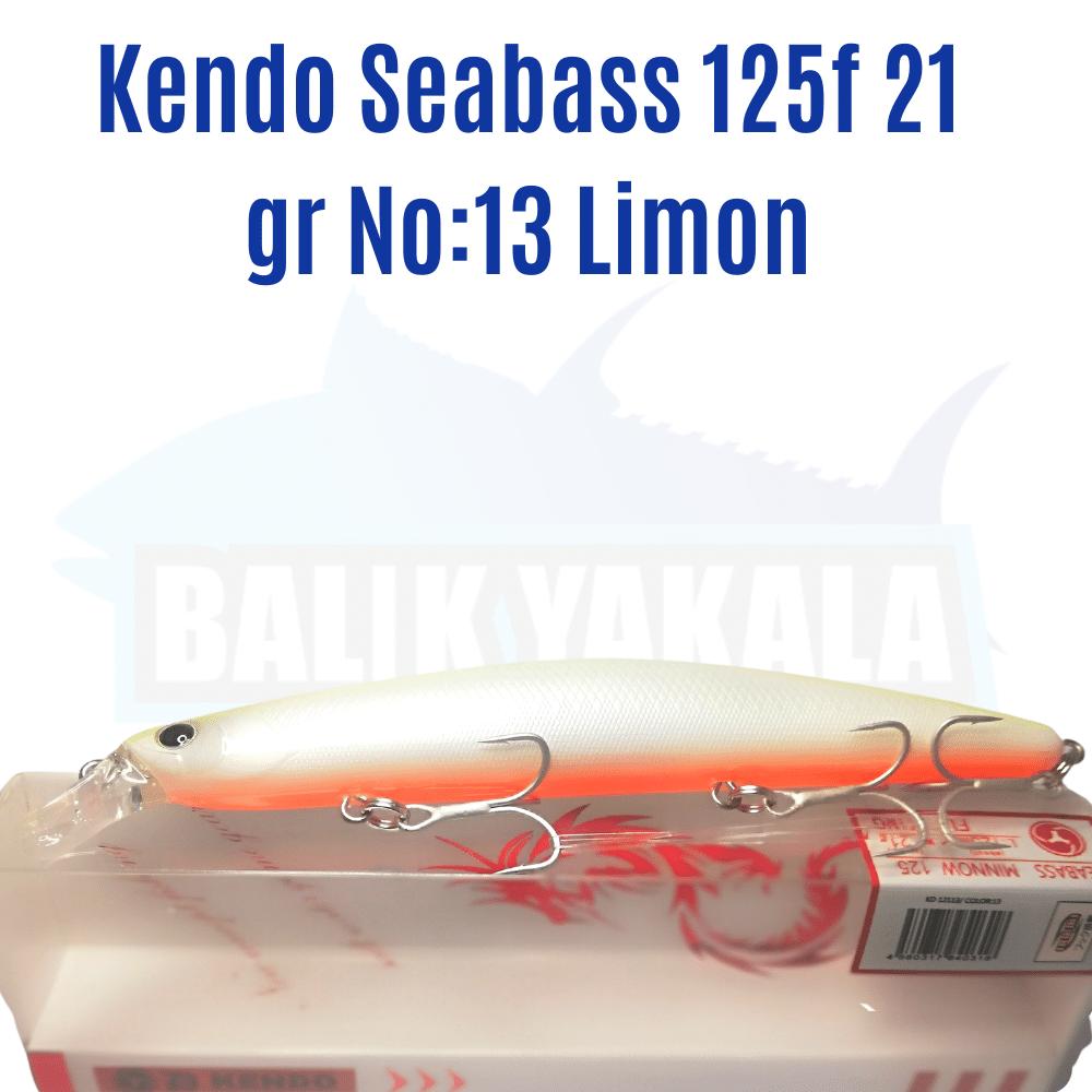 Kendo Seabass Minnow 125f 21 Gr (Color : 13) (limon) 125F (21GR)