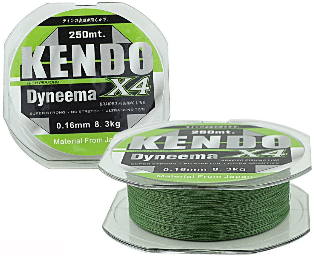 Kendo Dynema 4 Örgü 250Mt (Green)