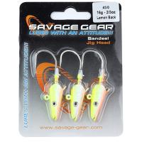 Savage gear Sandeel Jig Head 16g 3/0 - 3pcs Lemon Back Suni Yem